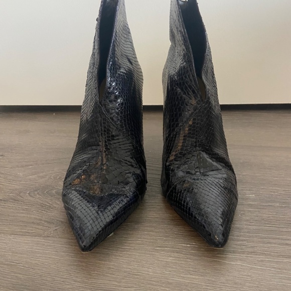 Alexandre Birman Night Blue Python Boot - Picture 2 of 5